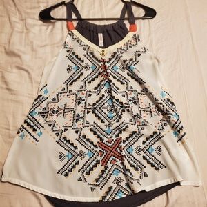 Xhilaration tribal print blouse